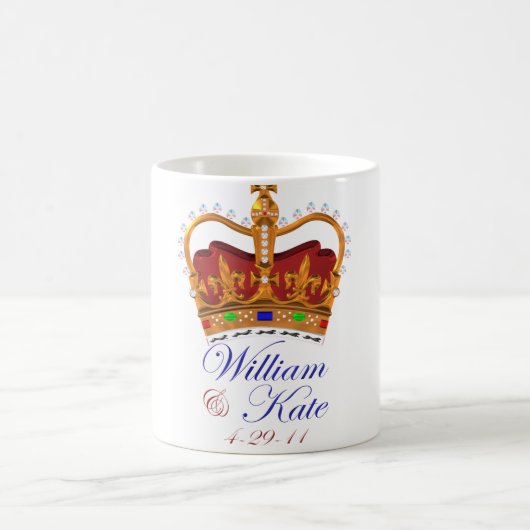 William und Kate Royal Wedding Coffee Tasse (Mittel)