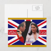 William und Kate Royal Wedding Postkarten (Vorne/Hinten)