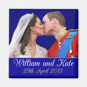 William und Kate, welche die königliche Hochzeit Magnet