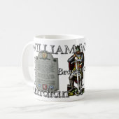 WILLIAM WALLACE BRAVEHEART KAFFEETASSE (Vorderseite Links)