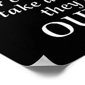 William Wallace Funny Misquote Braveheart Poster (Ecke)