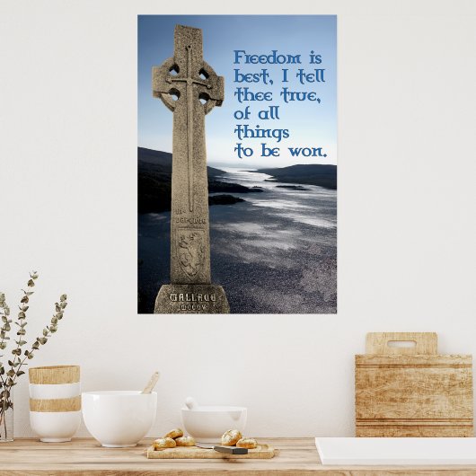 William Wallace Monument Poster Print (Küche)