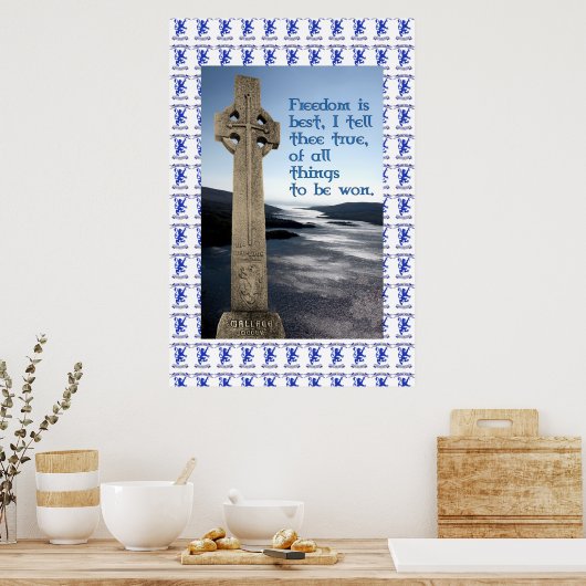 William Wallace Monument Robroyston Peace Poster (Küche)