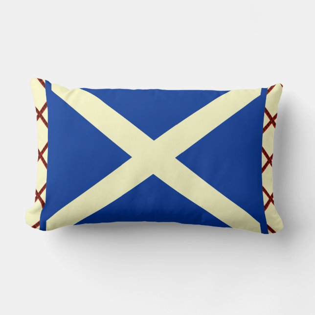 William WallaceTartanScottish Saltire Flagge Lendenkissen (Vorderseite)