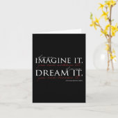 William Ward Imagine Quote Karte (Gelbe Blume)