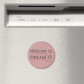 William Ward Imagine Quote Magnet (In Situ (Geschirrspüler))