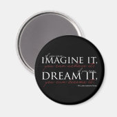 William Ward Imagine Quote Magnet (Vorderseite/Rückseite)
