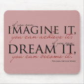 William Ward stellen sich Zitat vor Mousepad (Vorne)