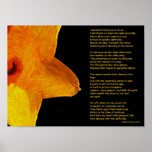 William Wordsworth-Impressionist-Narzissen-Plakat Poster