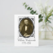William Wordsworth Postkarte (Stehend Vorderseite)