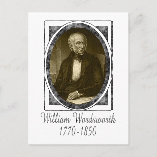 William Wordsworth Postkarte (Vorderseite)