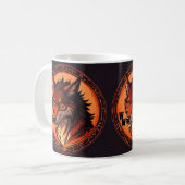 William Wraithe Werewolf Logo-Symbol Kaffeetasse (Vorderseite Links)