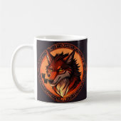 William Wraithe Werewolf Logo-Symbol Kaffeetasse (Links)