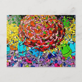 Williamburg Graffiti Art Postcard Postkarte