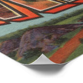 Williams, Arizona - Große Buchstabenszenen Poster (Ecke)