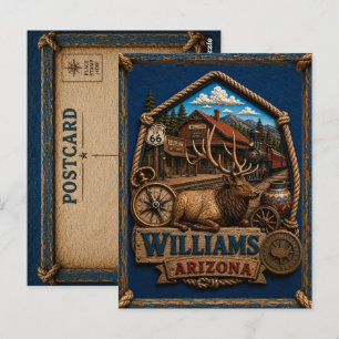 Williams Arizona Postkarte Vintage Reise
