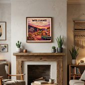 Williams Arizona Route 66 Vintage wird zu Poster