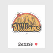 Williams, Arizona Sticker (Blatt)