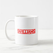 Williams-Briefmarke Kaffeetasse (Links)
