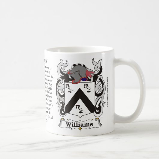Williams-Familien-Wappen Tasse (Rechts)