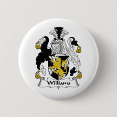 Williams-Familienwappen Button (Vorderseite)