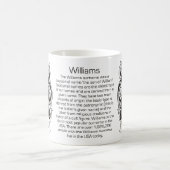 Williams-Familienwappen-Tasse Kaffeetasse (Mittel)