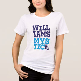 Williams-Mystic stilisierte Worte auf einem Tee