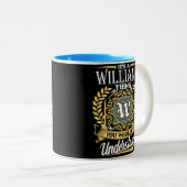 Williams Name Zweifarbige Tasse (VorderseiteRechts)