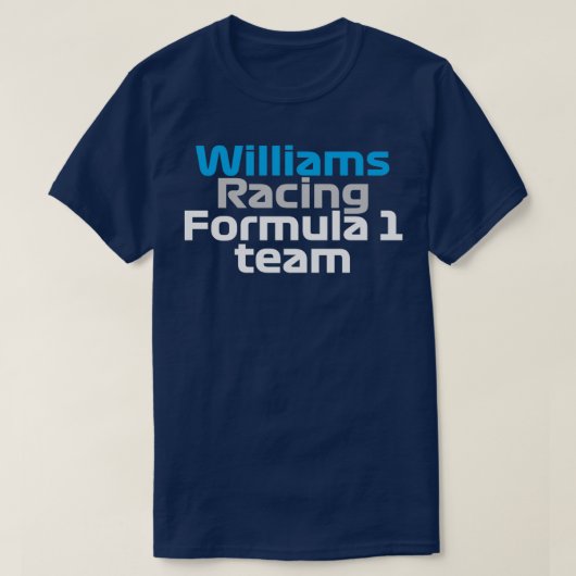 Williams Racing Support Weiß 2021 T-Shirt (Design vorne)