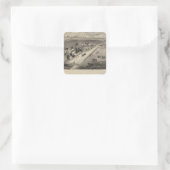 Williams Ranch, Goodrich-Steinbruch Quadratischer Aufkleber (Tasche)