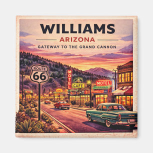 Williams Route 66 Grand Canyon Kühlschrank Dekorat Magnet