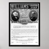 Williams Shave Soap Ad 1901 Poster (Vorne)