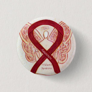 Williams-Syndrom Engel-Bewusstseins-Schleifen-Anst Button