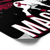 Williams Syndrom Warrior Ws Williams-beuren Wbs U Poster (Ecke)