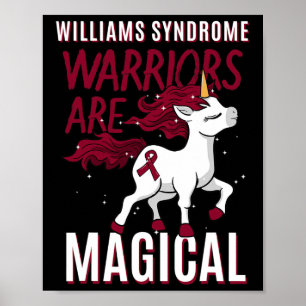Williams Syndrom Warrior Ws Williams-beuren Wbs U Poster