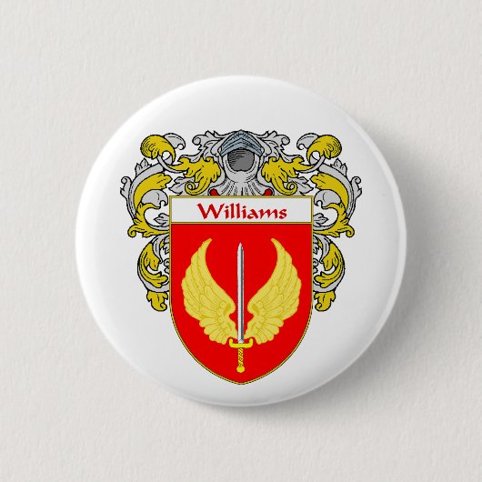 Williams-Wappen (überzogen) Button (Vorderseite)