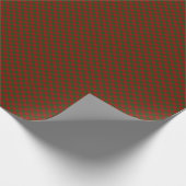 Williams Wilson & Sons No. 99 Kariert Pattern Tart Geschenkpapier (Ecke)