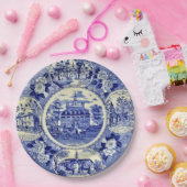 Williamsborg China Blau Papier Teller (Party)