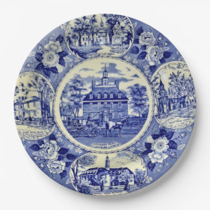 Williamsborg China Blau Papier Teller