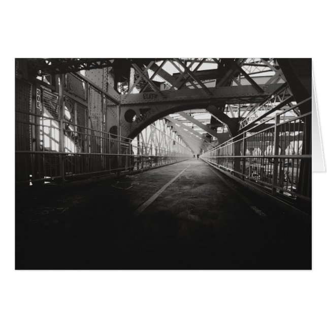 Williamsburg Bridge Architecture - New York City (Vorderseite (Horizontal))