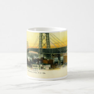 Williamsburg Bridge, New York City, 1905 Vintag Kaffeetasse