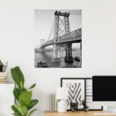 Williamsburg Bridge Poster (Heimbüro)
