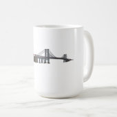 Williamsburg-Brücke: Modell 3D: Kaffeetasse (VorderseiteRechts)