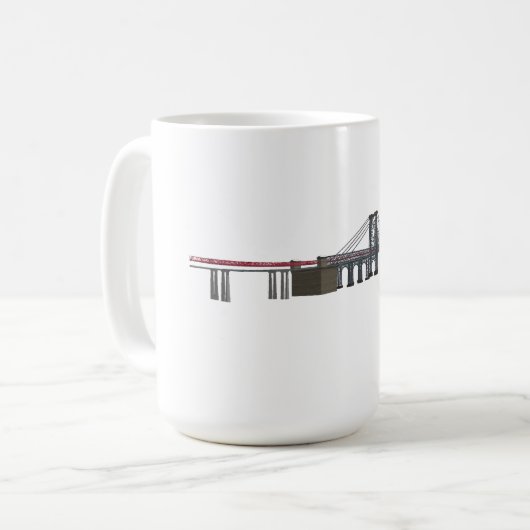 Williamsburg-Brücke: Modell 3D: Kaffeetasse (Vorderseite Links)