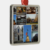 Williamsburg-Collage Ornament Aus Metall (Rechts)