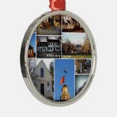 Williamsburg-Collage Ornament Aus Metall (Rechts)