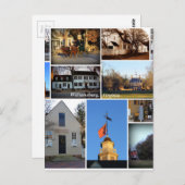 Williamsburg-Collage Postkarte (Vorne/Hinten)