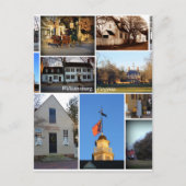 Williamsburg-Collage Postkarte (Vorderseite)