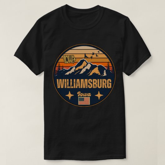 Williamsburg, Iowa T-Shirt (Design vorne)