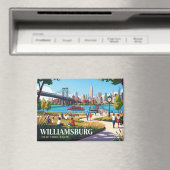 Williamsburg New York State Magnet (In Situ (Geschirrspüler))